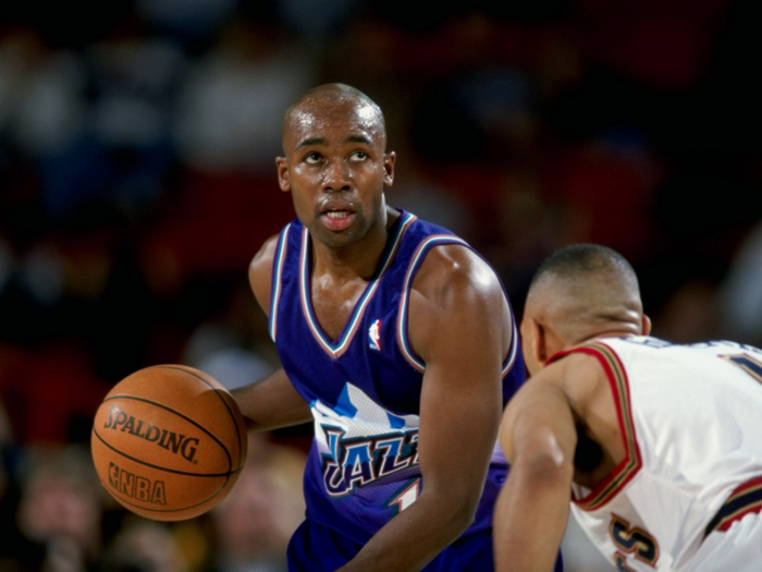 The Jazz took Jacque Vaughn with the 27th pick.