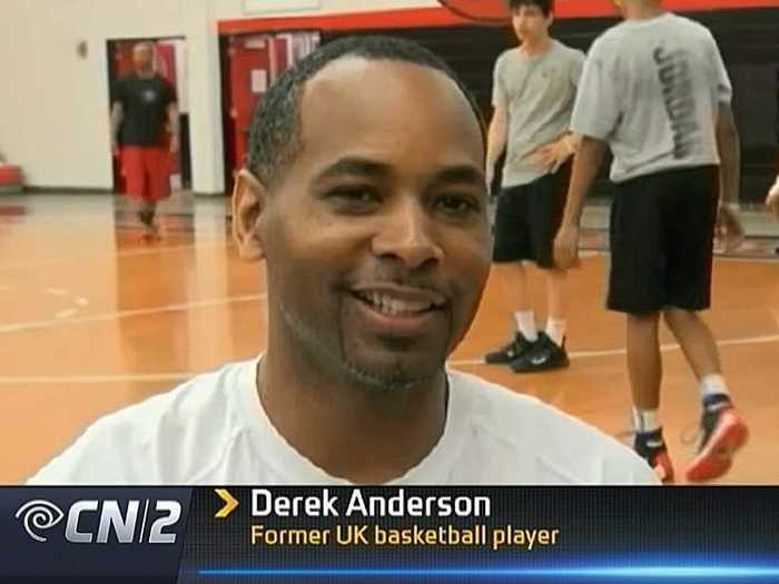 After 11 years in the NBA, Anderson runs the Derek Anderson Foundation, which helps aid battered women and children, and runs a basketball academy.