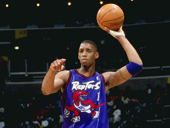 The Raptors took Tracy McGrady with the ninth pick.