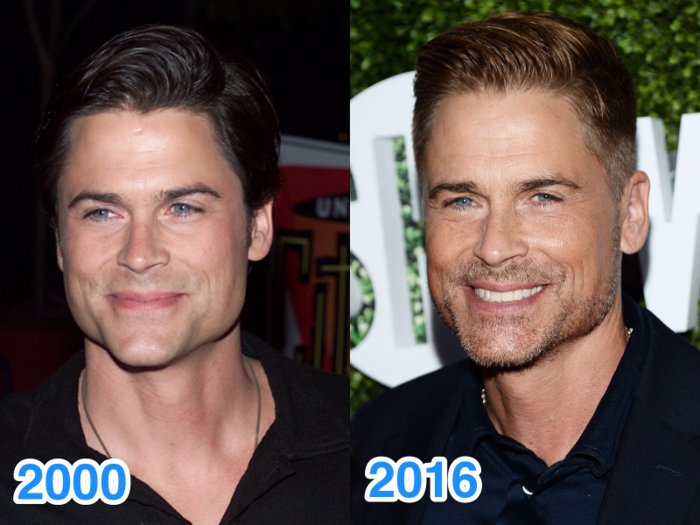 Rob Lowe, 52, has recently updated his hair color — but not much else has changed.