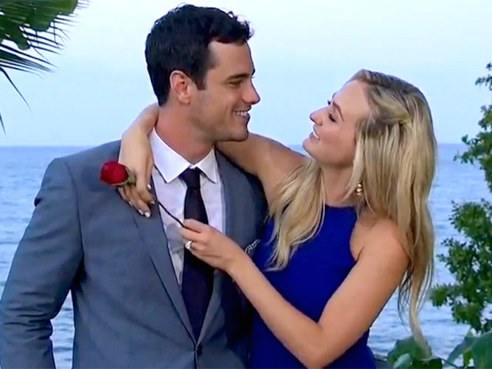 SEASON 20: Business analyst Ben Higgins proposed to flight attendant Lauren Bushnell. The pair are still together.