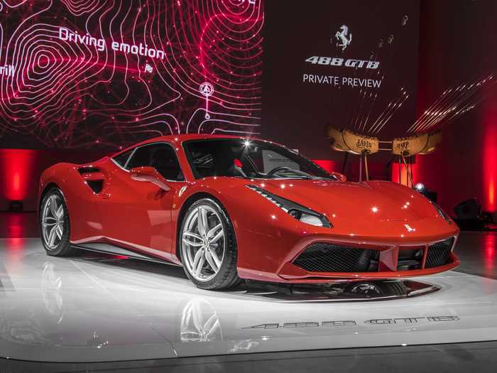 Ferrari debuted the 488 for North America in New York last year.