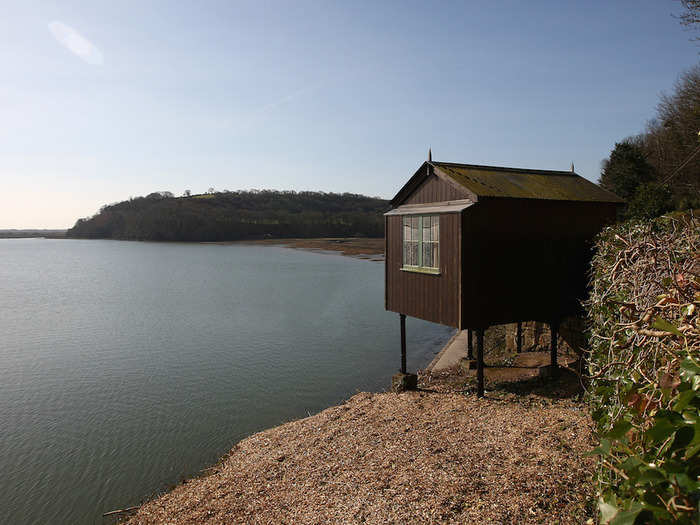 2. The Boat House in Laugharne is the former workplace of the poet Dylan Thomas.