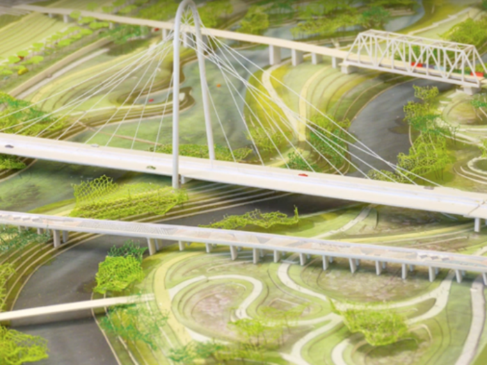 Since it will stretch next the city center, the park could bridge the gap between the city