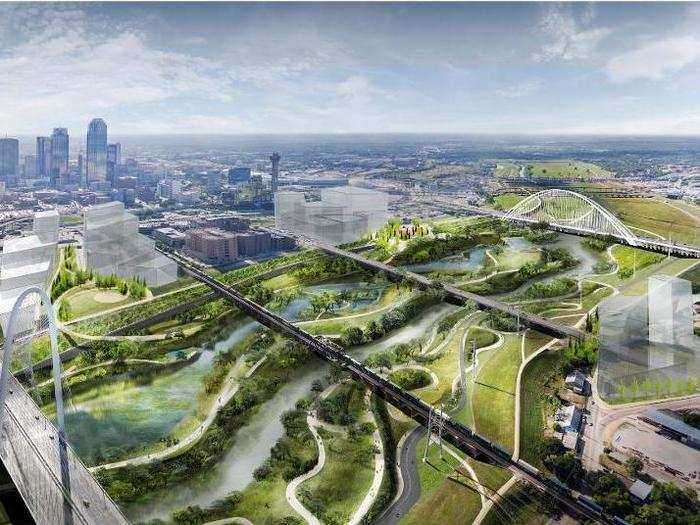 Before the Harold Simmons Park breaks ground, the US Corps of Engineers will need to approve the plans, since it