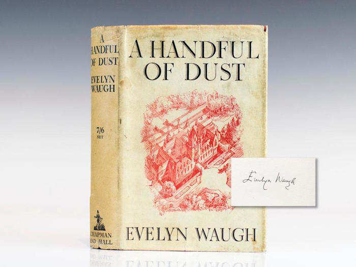 9. A Handful of Dust by Evelyn Waugh — £13,355 ($16,450)