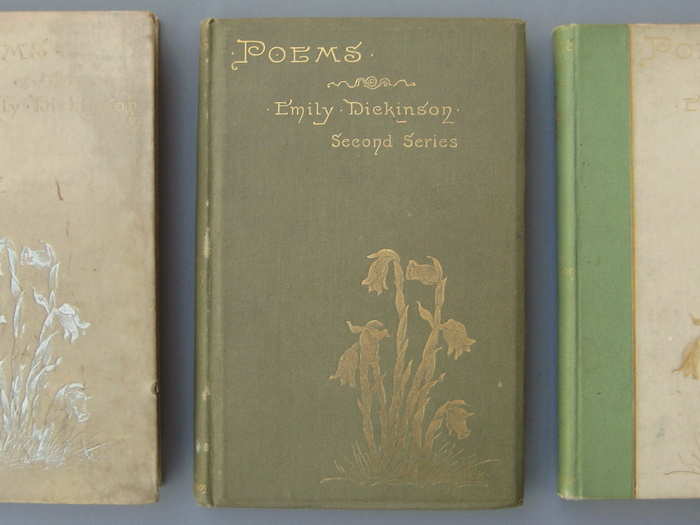 =16. Poems. With: Poems: Second Series. With: Poems: Third Series by Emily Dickinson — £10,133 ($12,500)