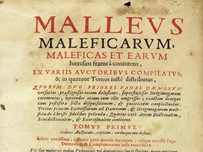 22. Malleus Maleficarum by Jakob Sprenger & Heinrich Kramer —£7,139 ($8,806)