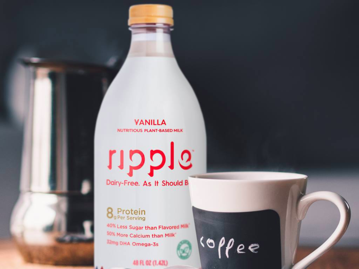Ripple: a dairy-free alternative to milk