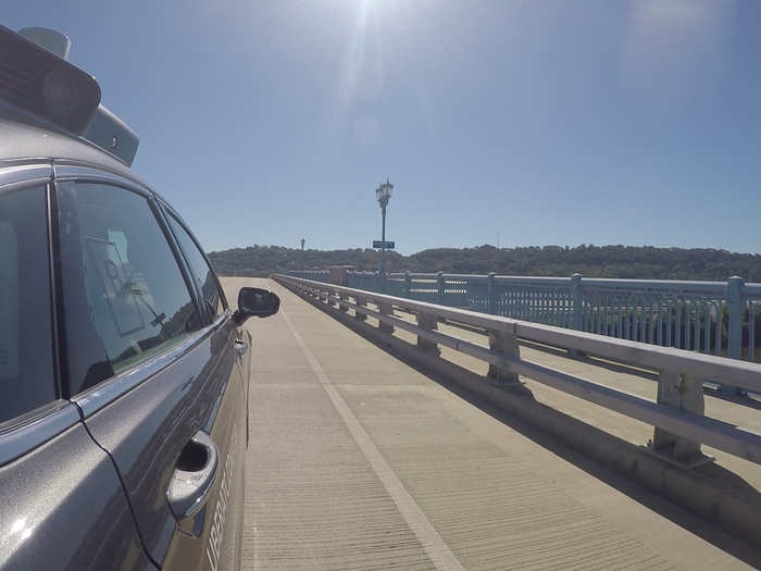 When I was riding in the backseat, the car switched into manual mode on a busy bridge. Our driver had his hands on the wheel the entire time and took over so quickly you wouldn