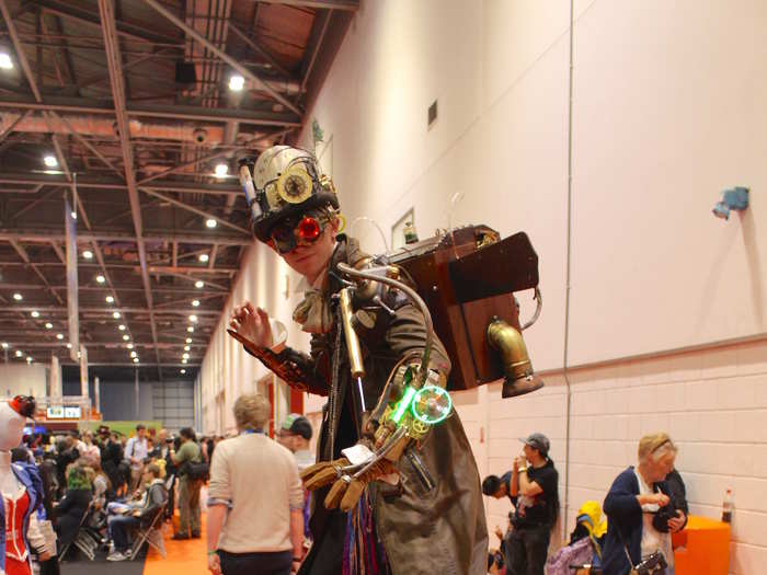 This year, steampunk — a subgenre of science fiction that incorporates Victoriana and technology that is steam powered and mechanised — had a huge turnout.