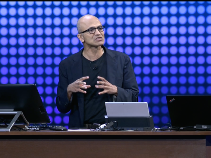 In fact, in 2015, Nadella used an iPhone on stage at an event to show off his favorite Microsoft apps.