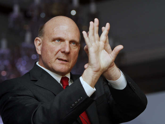 In 2000, Microsoft got its second CEO: Steve Ballmer.