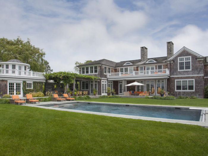 15. (tie) This home in Water Mill, New York, has six bedrooms and more than 10,000 square feet of space. It sold for more than $27 million.