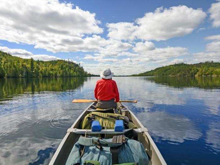 31. Canoeing | 319 calories/hour