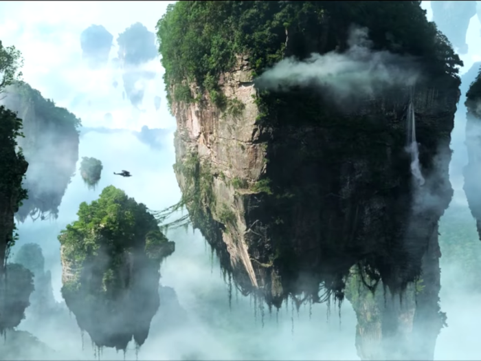 Here are the floating mountains in "Avatar" the movie.