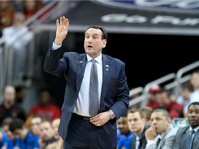 35. Mike Krzyzewski