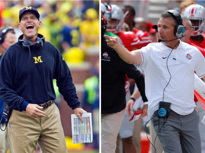 42. Urban Meyer and Jim Harbaugh