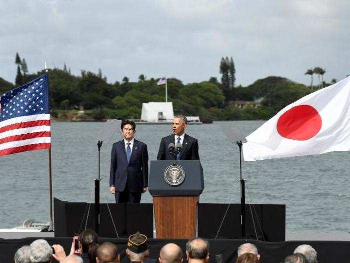 Obama, who just months ago became the first incumbent US president to visit Hiroshima, emphasized reconciliation between Japan and the United States, saying "our alliance has never been stronger."