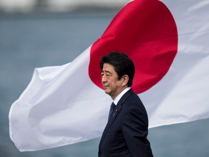 "We must never repeat the horrors of war again," Abe said. "This is the solemn vow we, the people of Japan, have taken.”