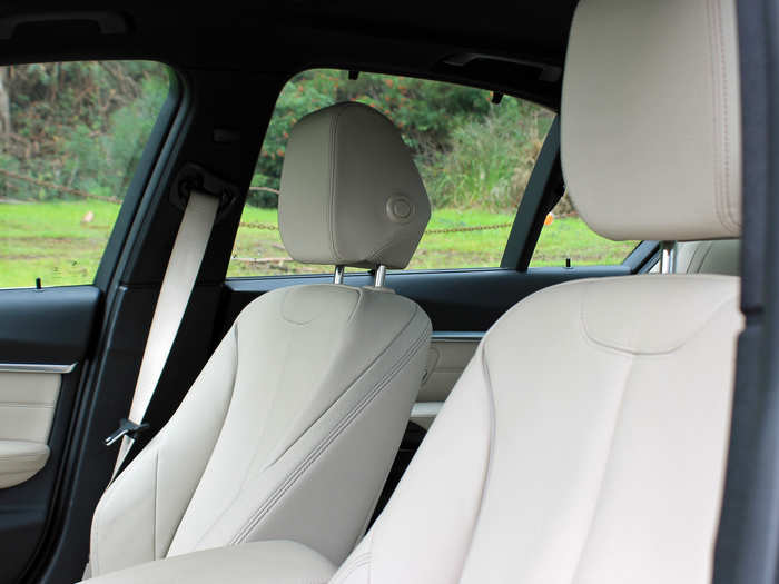 The cabin is well-appointed and comfortable, both for street and highway travel.