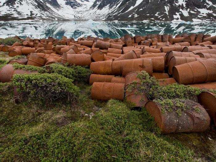 But that late in the season, all the snow on the ground had melted.