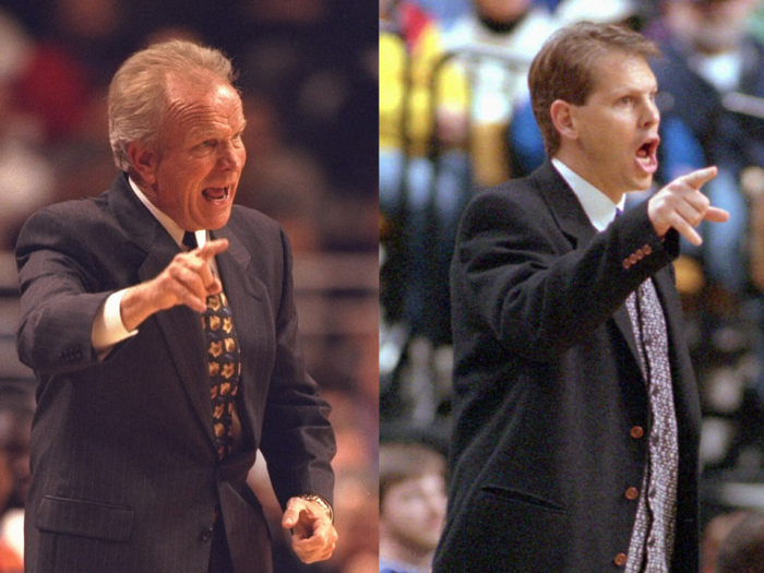 Cotton Fitzsimmons was the head coach of the Phoenix Suns, but was replaced by Danny Ainge. They finished the season 40-42.