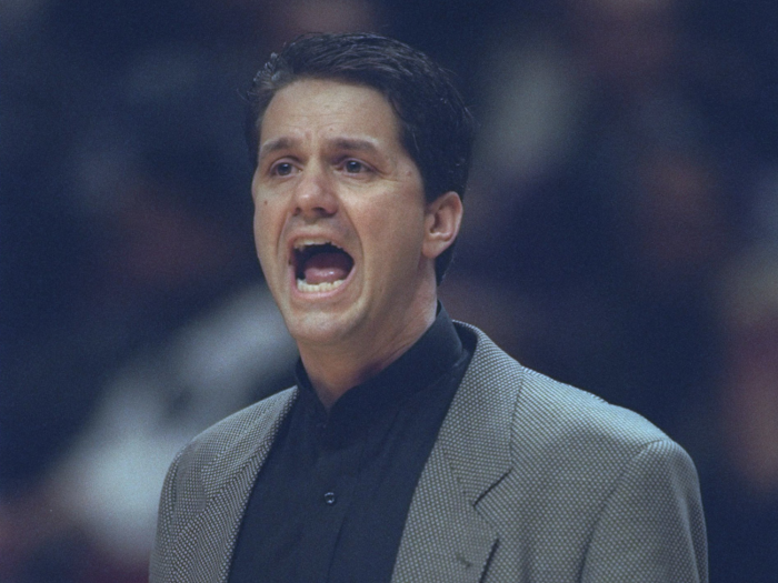 John Calipari was the coach of the New Jersey Nets. They finished the season 21-61.