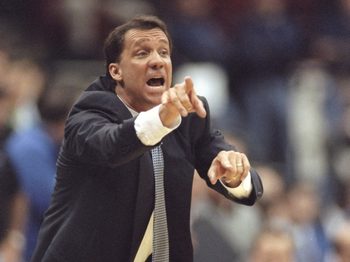 Flip Saunders was the coach of the Minnesota Timberwolves. They finished the season 40-42.