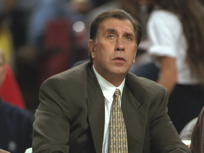 Rudy Tomjanovich was the coach of the Houston Rockets. They finished the season 57-27.