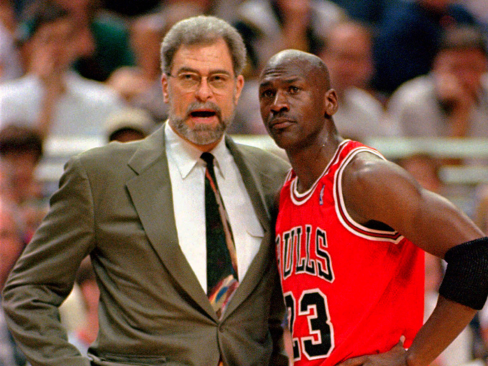 Phil Jackson was the coach of the Chicago Bulls in 1996. They finished the season 69-13.