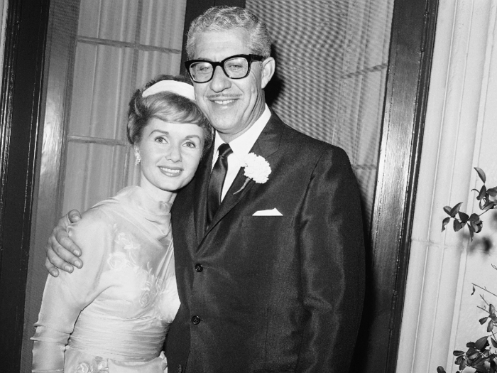 Reynolds, 29, marries millionaire shoe magnate Harry Karl, 46, on Nov. 26, 1960. She is Karl