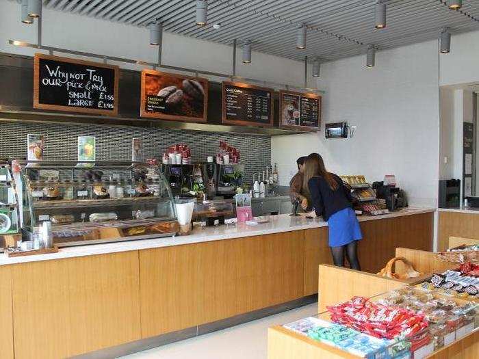 Afterwards, a quick trip to a different coffee shop — though most of them are around the canteen, there