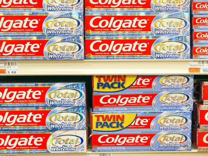 2. Colgate — owned by Colgate-Palmolive Company. Despite already being bought by two thirds of households worldwide, Colgate still managed to acquire an additional 40 million households — the biggest gain of all the brands in this year