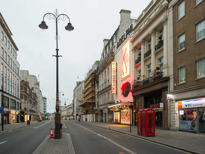 The Adelphi Theatre on The Strand is home to popular show Kinky Boots, but the theatre wasn