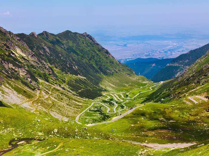 Take a scenic drive along Romania