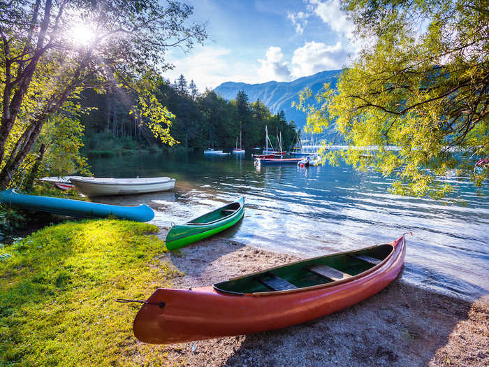 In Slovenia, skip Lake Bled and check out the less-known Lake Bohinj, which offers equally breathtaking surroundings.