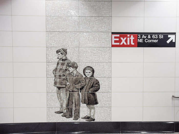 Overall the MTA budgeted $4.5 million for the artwork out of the $4.4 billion set aside for the Second Avenue subway line expansion. The artists were chosen in 2009 from a pool of over 300 applicants.