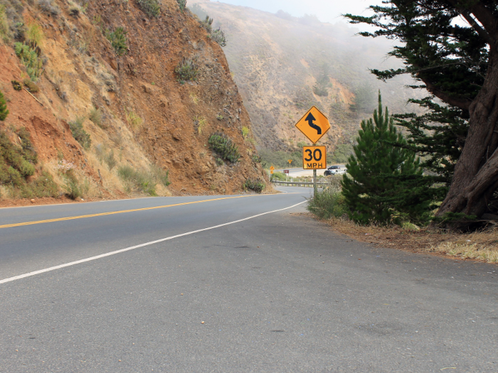 Fortunately for San Francisco, this R8, and my nerves, good roads are never too far away. This blacktop near Stinson Beach is one example.