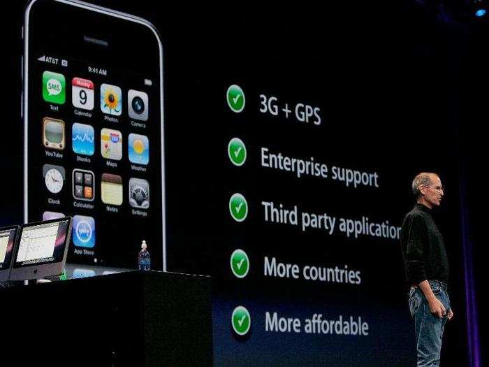 In 2008, Apple released the first big iPhone update: the iPhone 3GS. It had faster network speeds, sure, but the biggest change was that it came with this thing called an App Store to let you install software from non-Apple developers. At launch, the App Store had 500 applications.