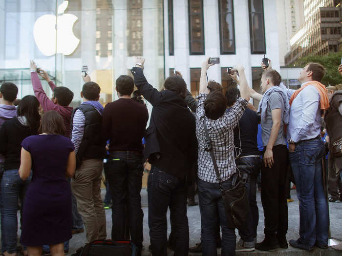 An excited media dubbed it the "Jesus Phone." Excited fans camped out in front of Apple Stores nationwide.