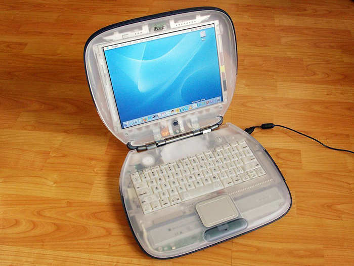 The naming scheme would stick around. In 1999, Apple introduced the "iBook," a funky machine that tried to replicate the iMac