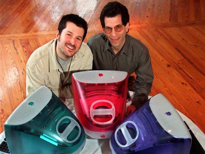 The iMac came in multiple colors, the first time the world would get a taste of Ive