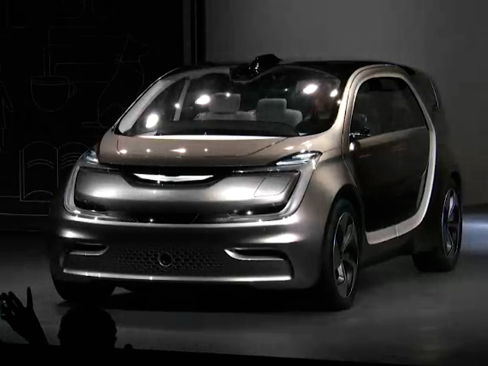 With a DC Fast Charger, FCA said the electric minivan concept can charge up to 150 miles in just 20 minutes.