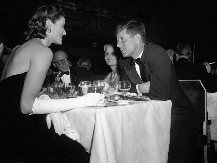 President John F. Kennedy, who at the time was a Massachusetts senator, graced the ballroom during the Duchess of Windsor