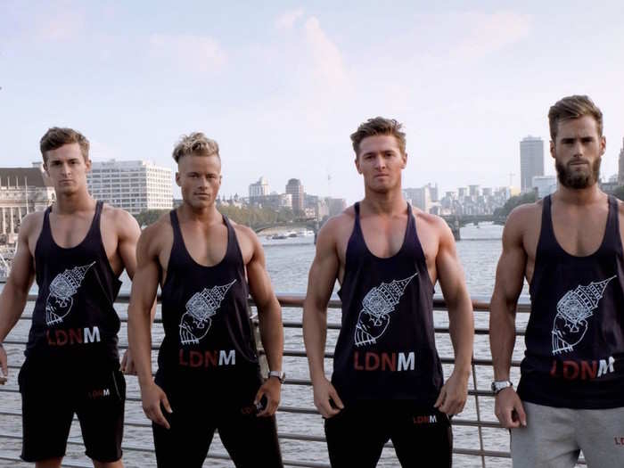 It was in 2012 that he, his twin brother James, and their two friends – also brothers – Max and Lloyd Bridger, had the idea for LDN Muscle while working together at a local outdoor pool.