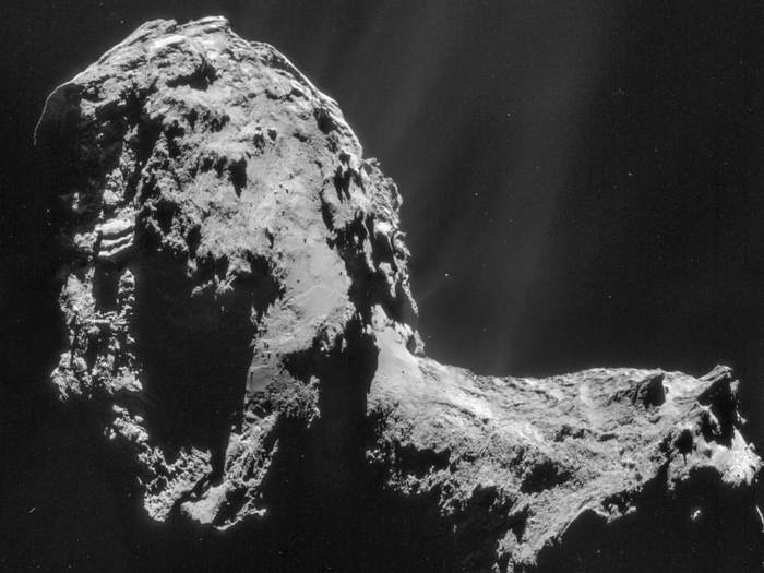 Comet 67P has such a weak gravity field that the NASA