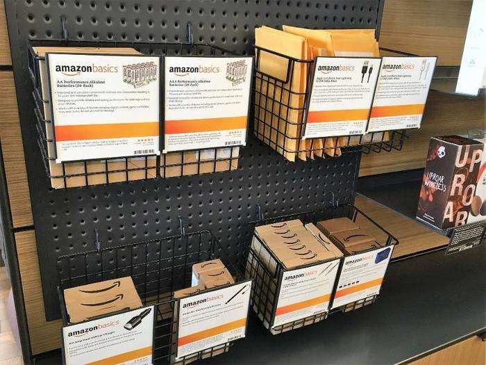 ...and even a selection of AmazonBasics electronics, the company