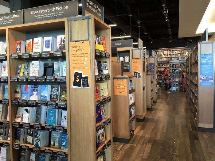 At first blush, it looks just like any other bookstore on the inside. But the first hint that things might be a little different comes in that orange sign that says, "What