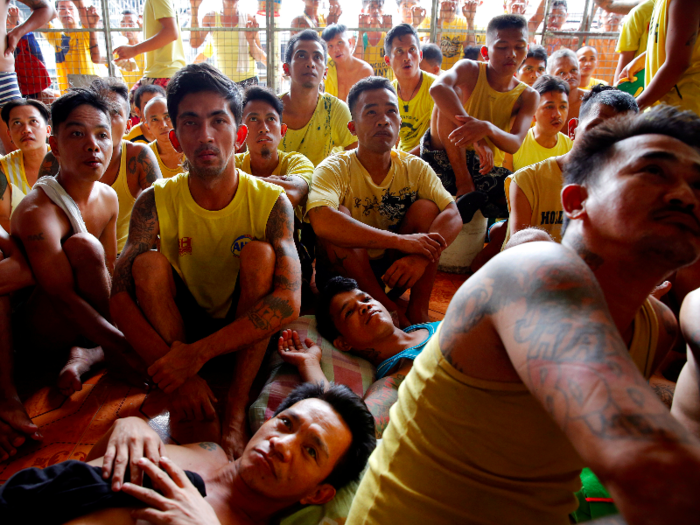 Around 6,000 fatalities have occurred in the war on drugs and prisons are vastly overpopulated. Quezon City Jail, for instance, is almost 3,000 inmates over capacity.